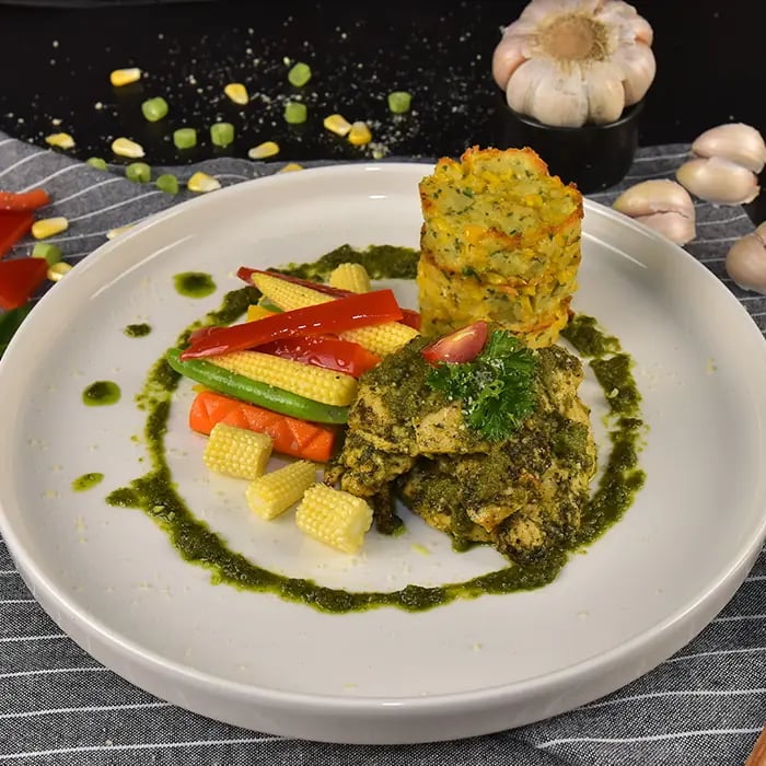 Roasted Chicken Pesto image
